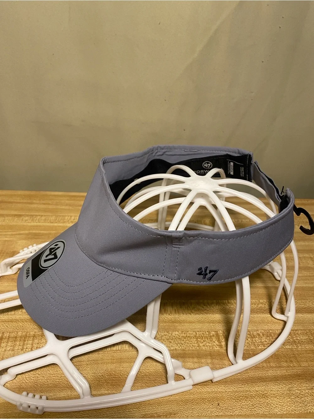 New York Yankees ‘47 OSFA Visora 900 S Adjustable Baseball Visor Grey O/S